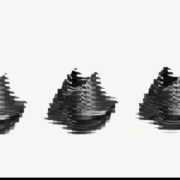 IMAC FINLAY Mens Leather Twin Gusset Loafers Black