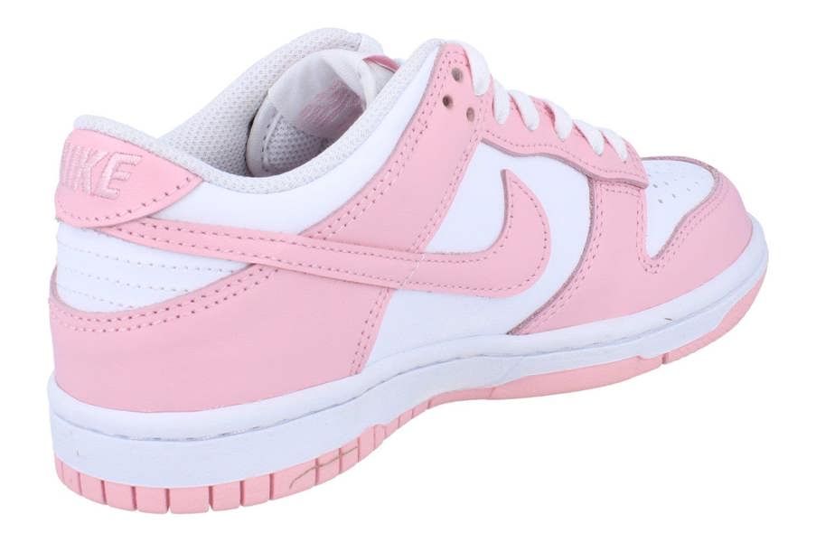 Nike Dunk Low Gs Trainers Fb9109 Shoes  125 - White Soft Pink White 125 - Photo 2