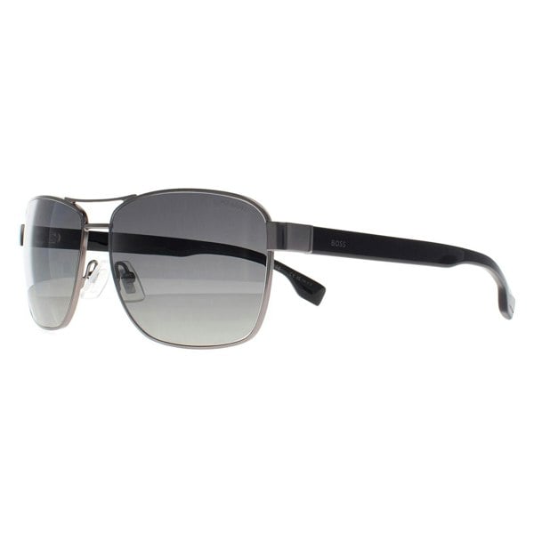 Hugo Boss Sunglasses BOSS 1559/O/S R80 WJ Matte Dark Ruthenium Grey Gradient Polarized