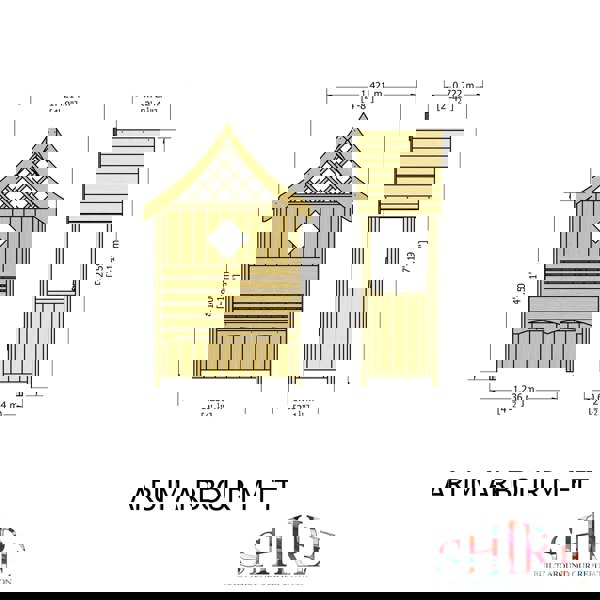 Shire Arum Arbour Seat 1.4x0.7m - Best Shed
