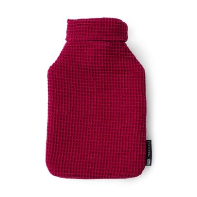 CosyPanda Ruby Red Luxurious 2 Litre Waffle Hot Water Bottle