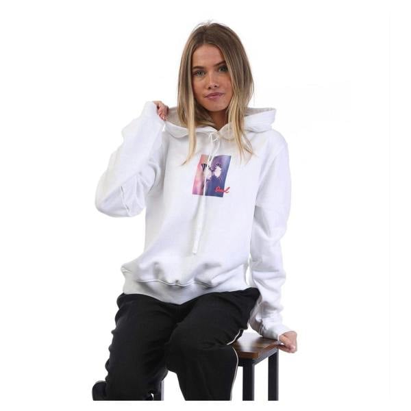 Diesel Womens/Ladies Reggy Relaxed Fit Hoodie - White - 