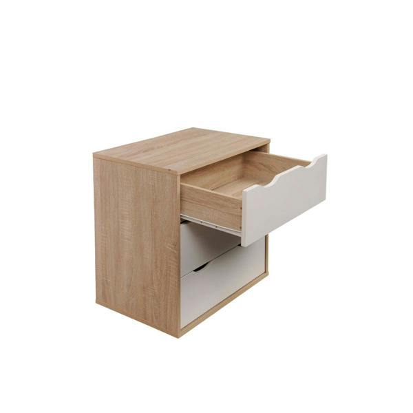 Timber Art Design Alton 3 Drawer Bedroom Cabinet Bedside Chest Of Drawers