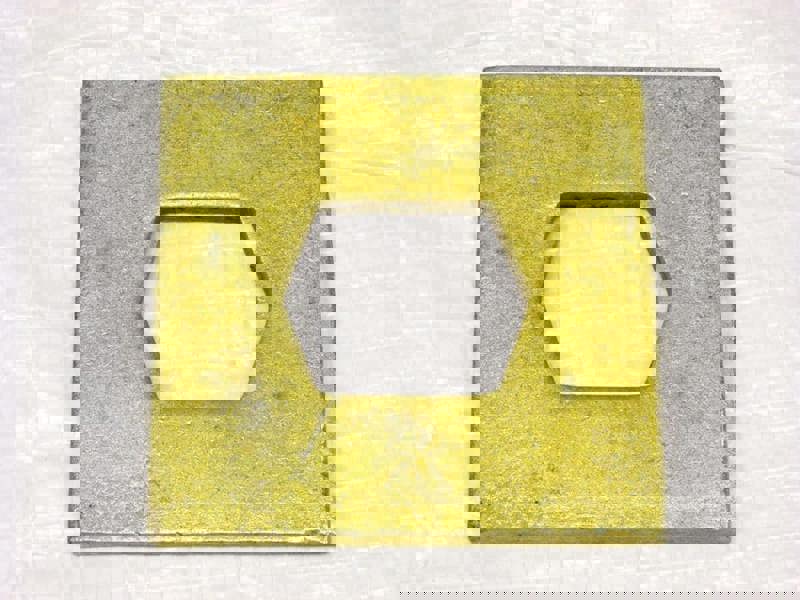 4" x 4" Howard Flail Plate - Agricultural Flailing Muck Spreading Spreader