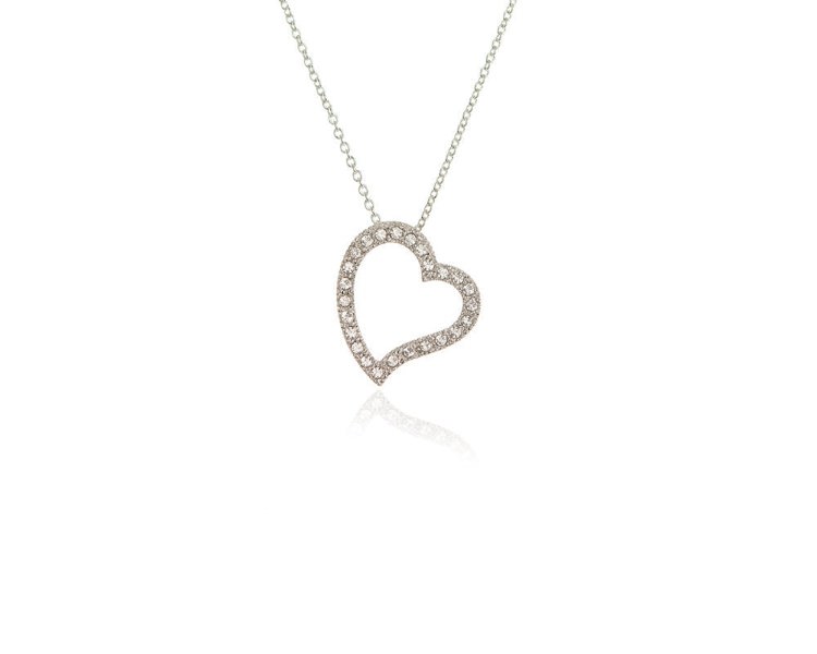 Cachet London Hebe Silver Heart Pendant