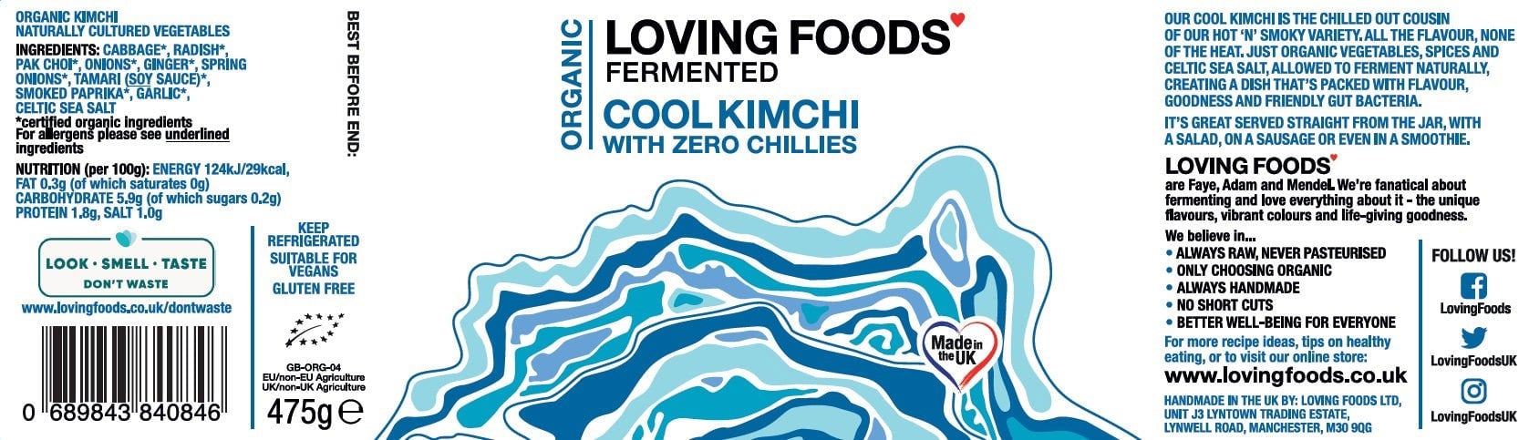 Loving Foods Organic Cool Kimchi