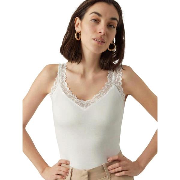 Vero Moda Womens/Ladies Rosa Sleeveless Camisole - Snow White - 