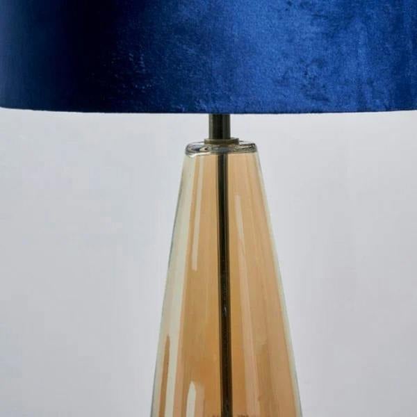 Pagazzi Lighting Elena Blue Glass Table Lamp
