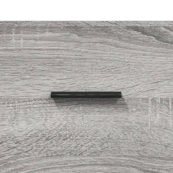Berkfield Bedside Cabinet Grey Sonoma 40x40x66 cm Engineered Wood