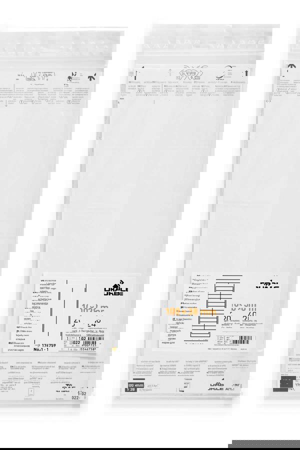 Durable Printable Insert Sheets for Ticket Holders | 240 Labels | 100 x 38 mm