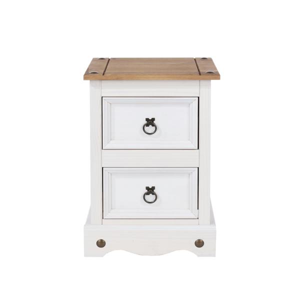 Core Products Corona 2-Drawer Petite Bedside Cabinet