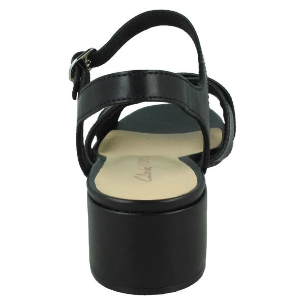 Clarks Ladies Clarks Strappy Heeled Sandals Sheer35 Strap