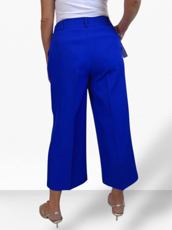 Paulo Due Womens Wide Leg Cropped Tailored Trousers