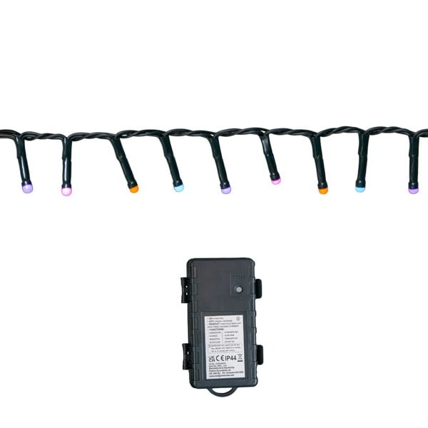 Samuel Alexander 9m 360 LED Battery Operated Christmas BerryBrights String Lights in Rainbow