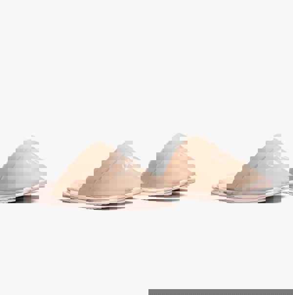 Calvin Klein HOTEL SLIPPER Mens Mules Taupe