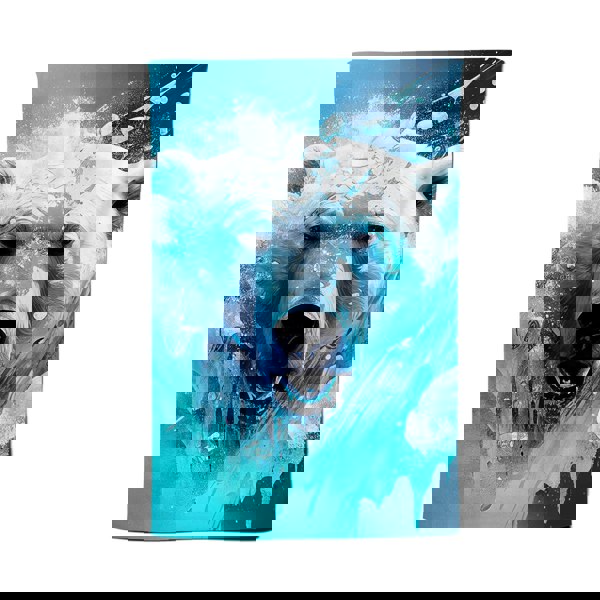 Warren Reed Polar Bear Face Splashart Tea Towel