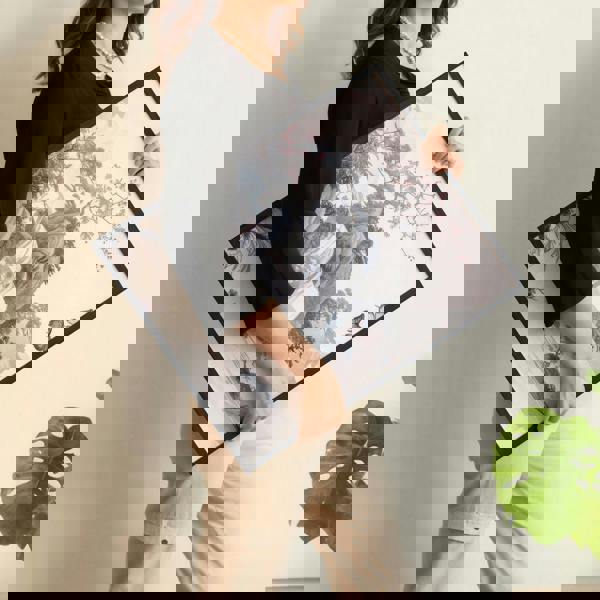 Wall Art For Living Room Large | Set of 3 Chinoiserie Wall art Prints