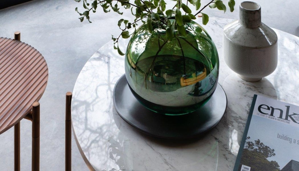 Adriana Small coffee table with shelf by Gillmore British Design