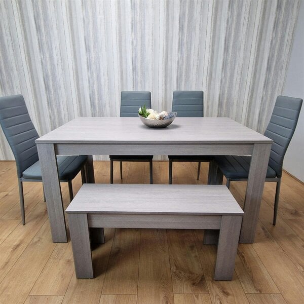 Kosy Koala Dining Table Set with 4 Chairs Dining Room, Kitchen table set of 4, and Bench