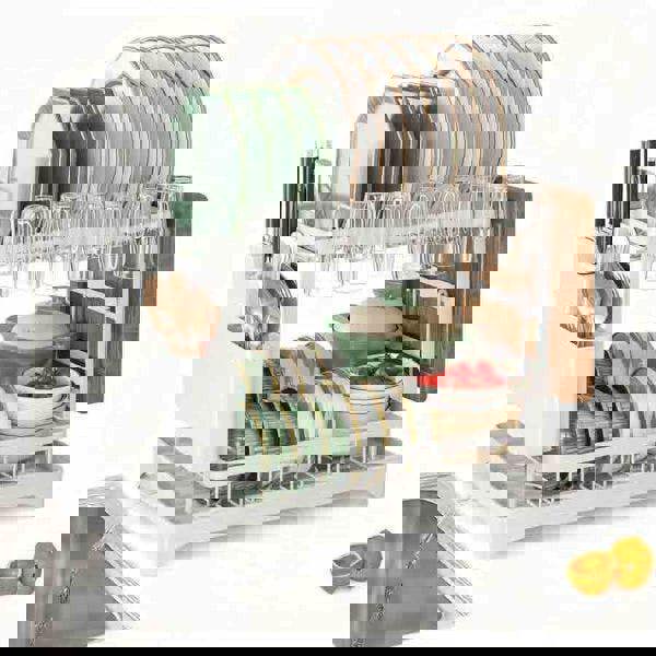 Leaper 1pc Dish Drying Rack For Kitchen Counter Over The Sink