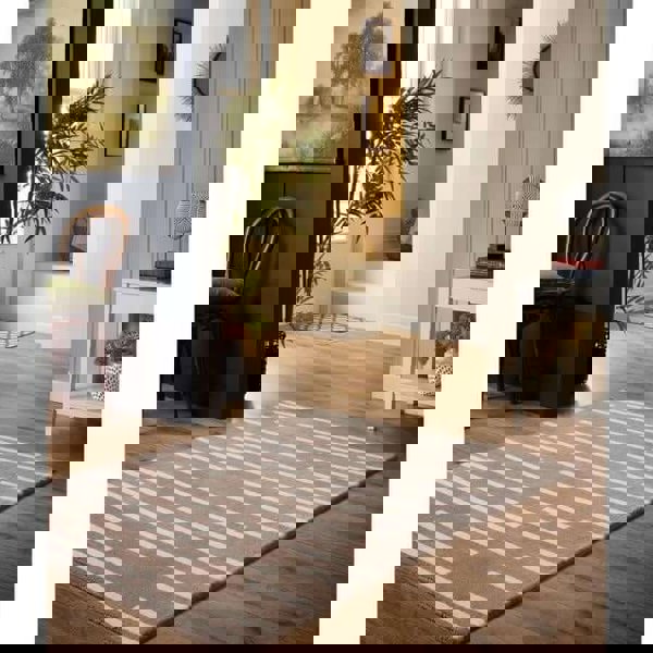 The Rugs Broken Striped Design Rug | Contemporary Home Decor