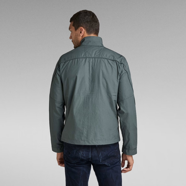 G-Star Raw Overshirt Bound Pocket Track Bomber Jacket - Grey