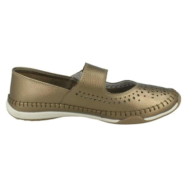 Down to Earth Ladies Down To Earth Elastic Upper Strap Shoes