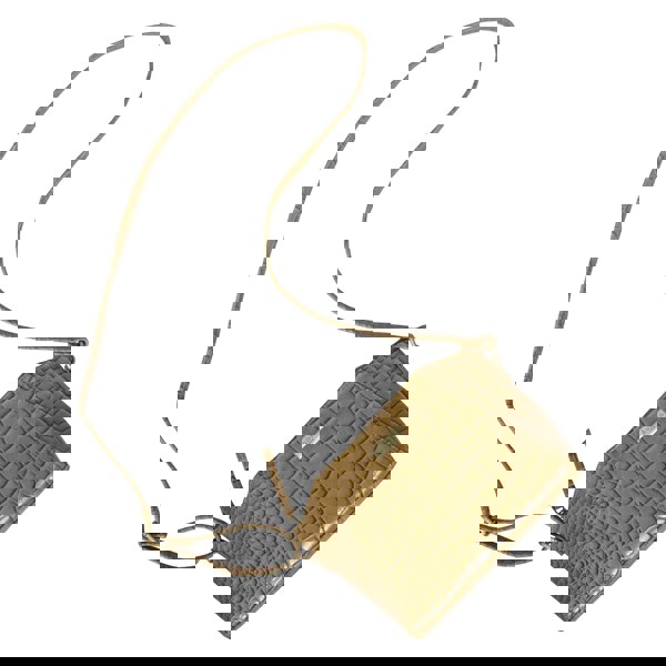Assots London 'MANDY' Ochre Croc Real Leather Designer Crossbody Bag