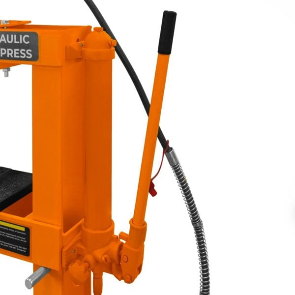 T-mech Hydraulic Shop Press with Gauge – 10 Tonne