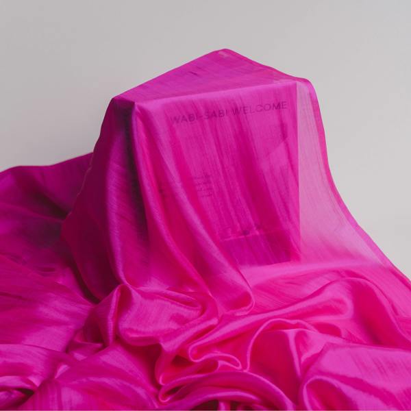 Hot Pink Silk Scarf – Hand-Dyed Mulberry Silk, Party Wrap & Gift for Her