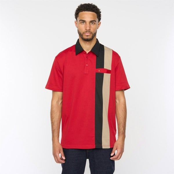Gabicci G51X07 Mens Short Sleeve Jersey Polo Shirt Gabicci Classic - RED