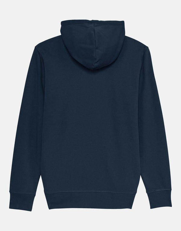 Men's Organic Cotton Zip-up Hoodie – French Navy - British Boxers