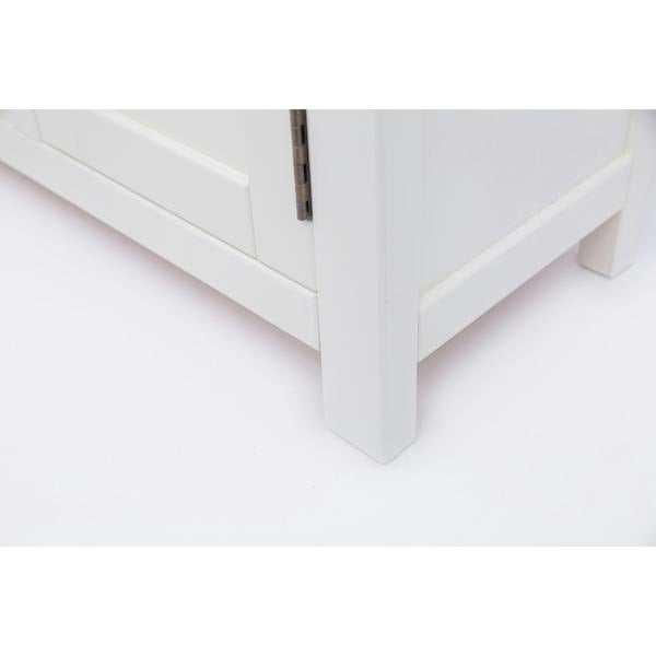 Cabinet Bits Lovere Off White 2 Door TV Cabinet Chrome Knob