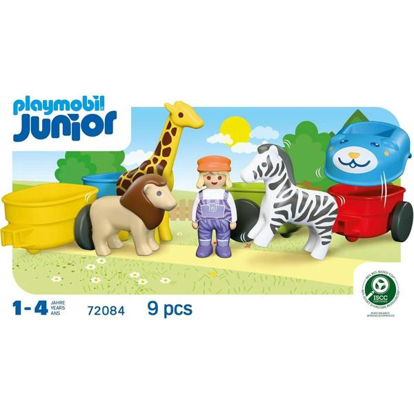 Playmobil JUNIOR: Animal Train - 72084 Playset