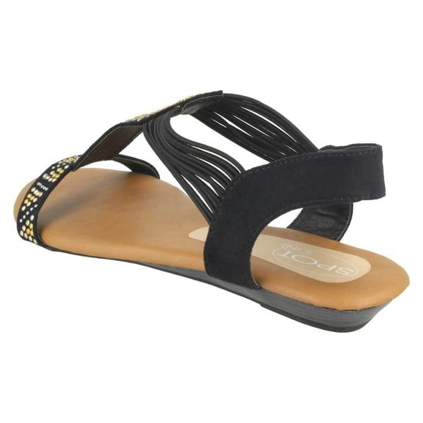 Spot On Ladies Spot On Flat Sandals
