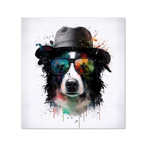 Warren Reed - Designer Border Collie Dog Kitchen Splashback