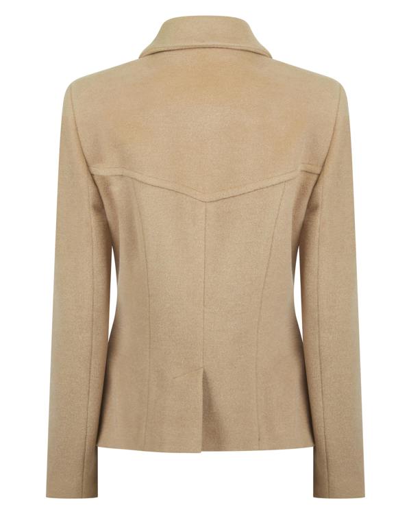 Myles Anthony Macadamia Reefer Style Wool & Cashmere Jacket
