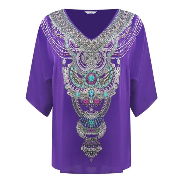 Inoa Purple Crystal Purple Silk Fish Top