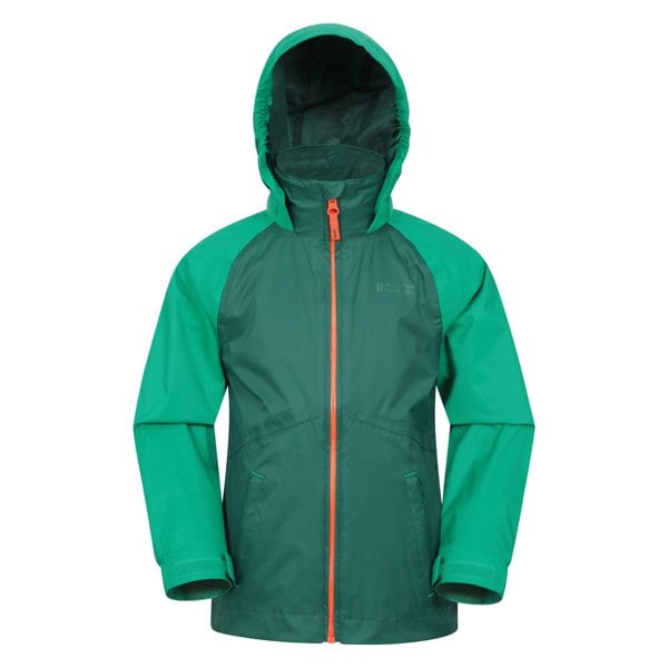 Mountain Warehouse Childrens/Kids Torrent II Waterproof Jacket - Green
