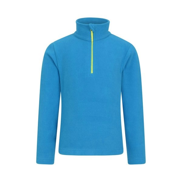 Mountain Warehouse Childrens/Kids Camber II Half Zip Fleece Jacket - Cobalt