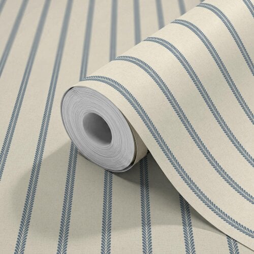 Hoopla Walls Heritage Stripe - Ink 10m Wallpaper
