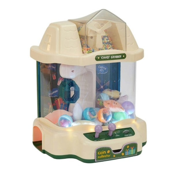 Household Mini Claw Machine with Game Coins-Green Living and Home