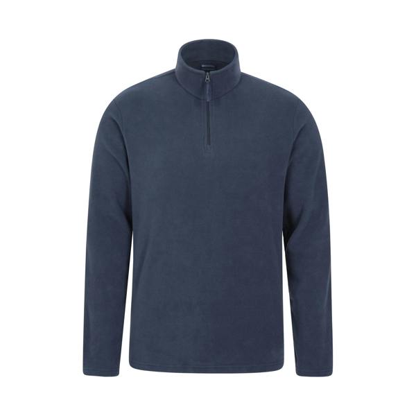 Mountain Warehouse Mens Camber II Half Zip Fleece Top - Navy