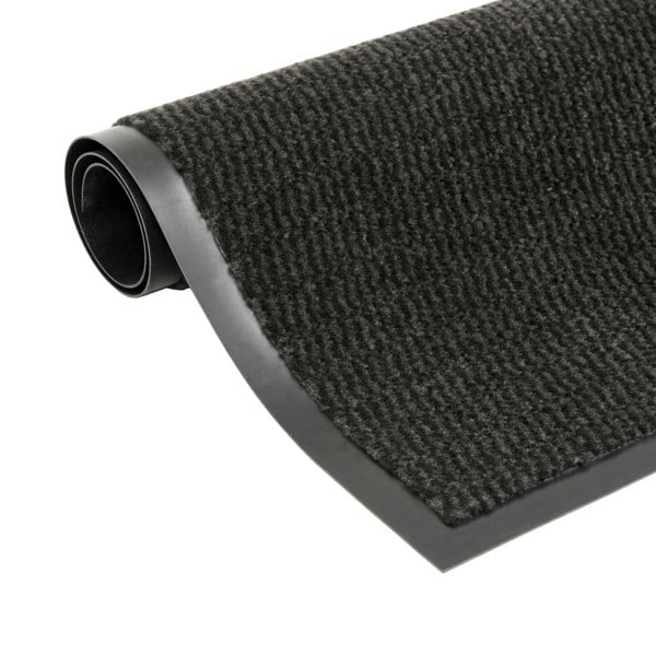 Berkfield Dust Control Mat Rectangular Tufted 80x120 cm Black