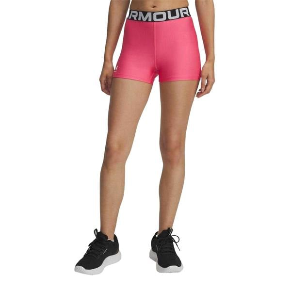 Under Armour Womens/Ladies HeatGear Compression Shorts - Super Pink - 