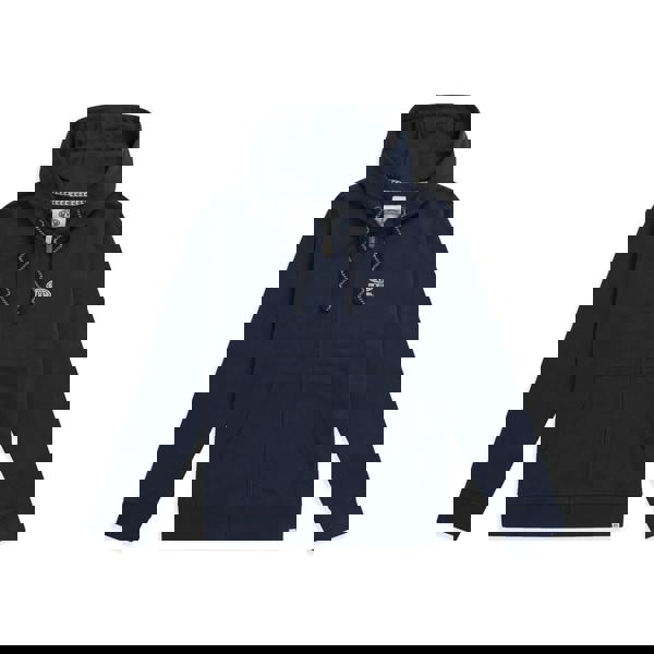 Animal Womens/Ladies Nikki Organic Zipped Hoodie - Dark Blue