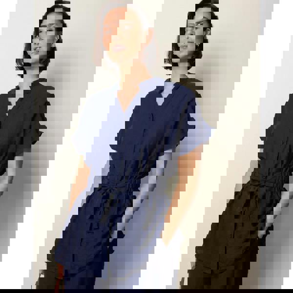 Blue Vanilla Two Piece Belted Co-Ord Set