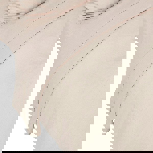 HOMESCAPES French Flax Linen Flat Sheet