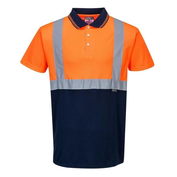 Hi-Vis Contrast Polo Shirt S/S - Hi-Vis Trousers