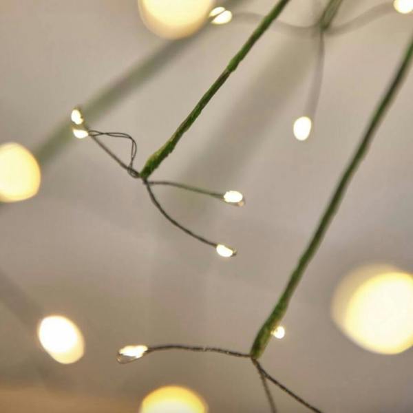 Solar Dandelion Outdoor Green Stake Light - lifestyle shot